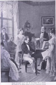 Schubert Plays a Song for a Friend